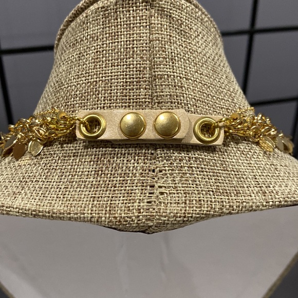 Layered Labrodorite necklace with Swarovski crystal embellished cross pendant. - Picture 7 of 7